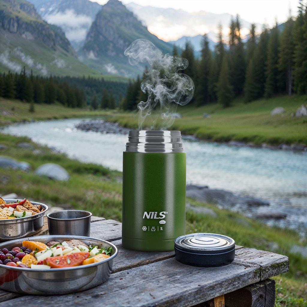 Termoska na jídlo 1000ml ZELENÁ