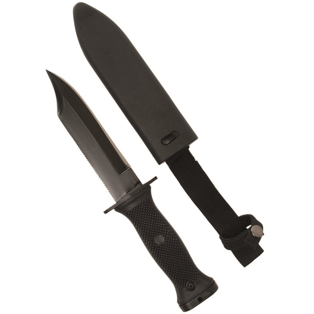 Levně Nůž US NAVY MK3 s pouzdrem ČERNÝ