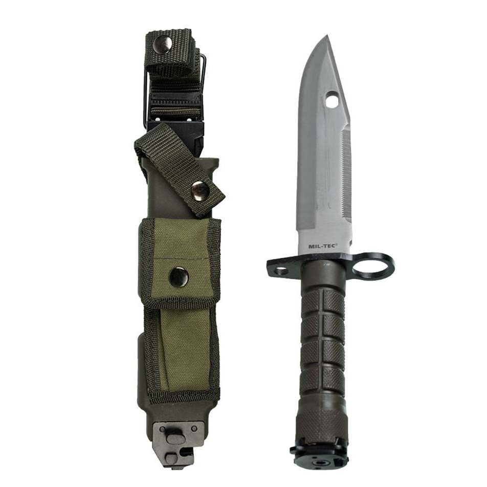 Levně MIL-TEC bajonet US M9 s pouzdrem ZELENÝ