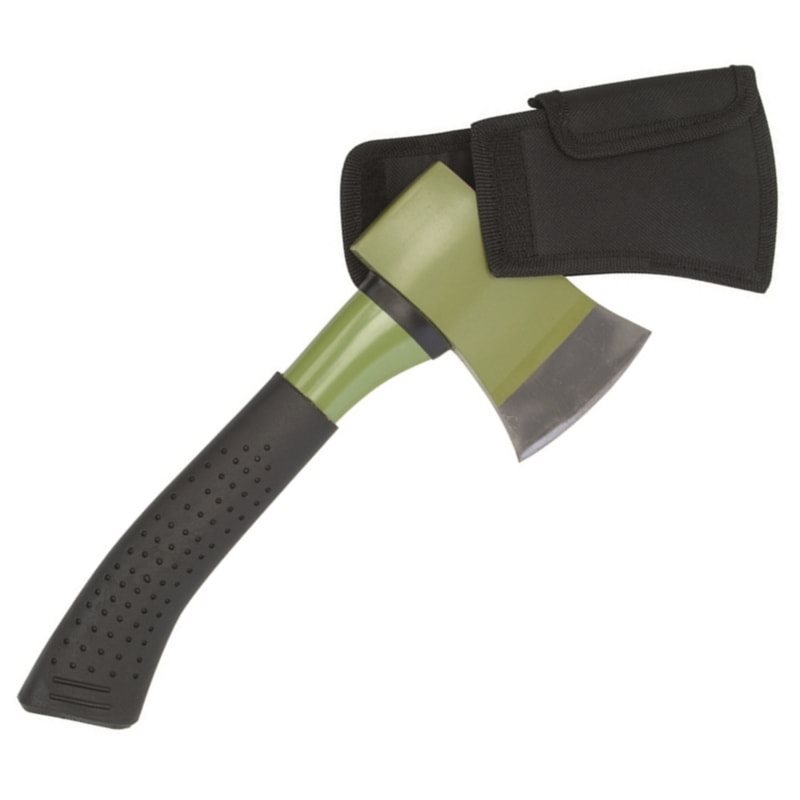 Levně MIL-TEC sekera SURVIVAL celokov s nylon.pouzdrem ZELENÁ