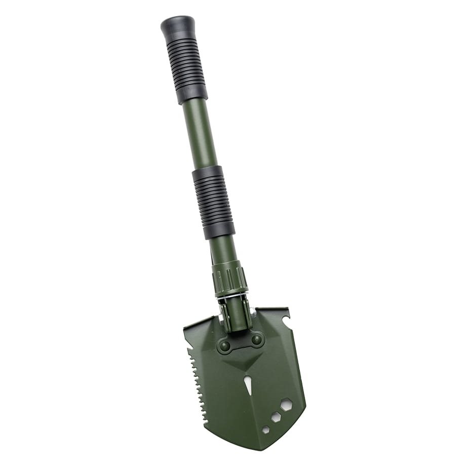 Levně MIL-TEC rýček MINI multifunkční skládací s kopáčkem v pouzdru ZELENÝ