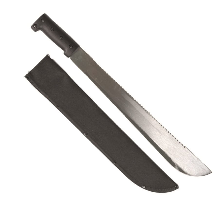 Levně MIL-TEC mačeta s pilou 45 cm nylon pouzdro ČERNÉ