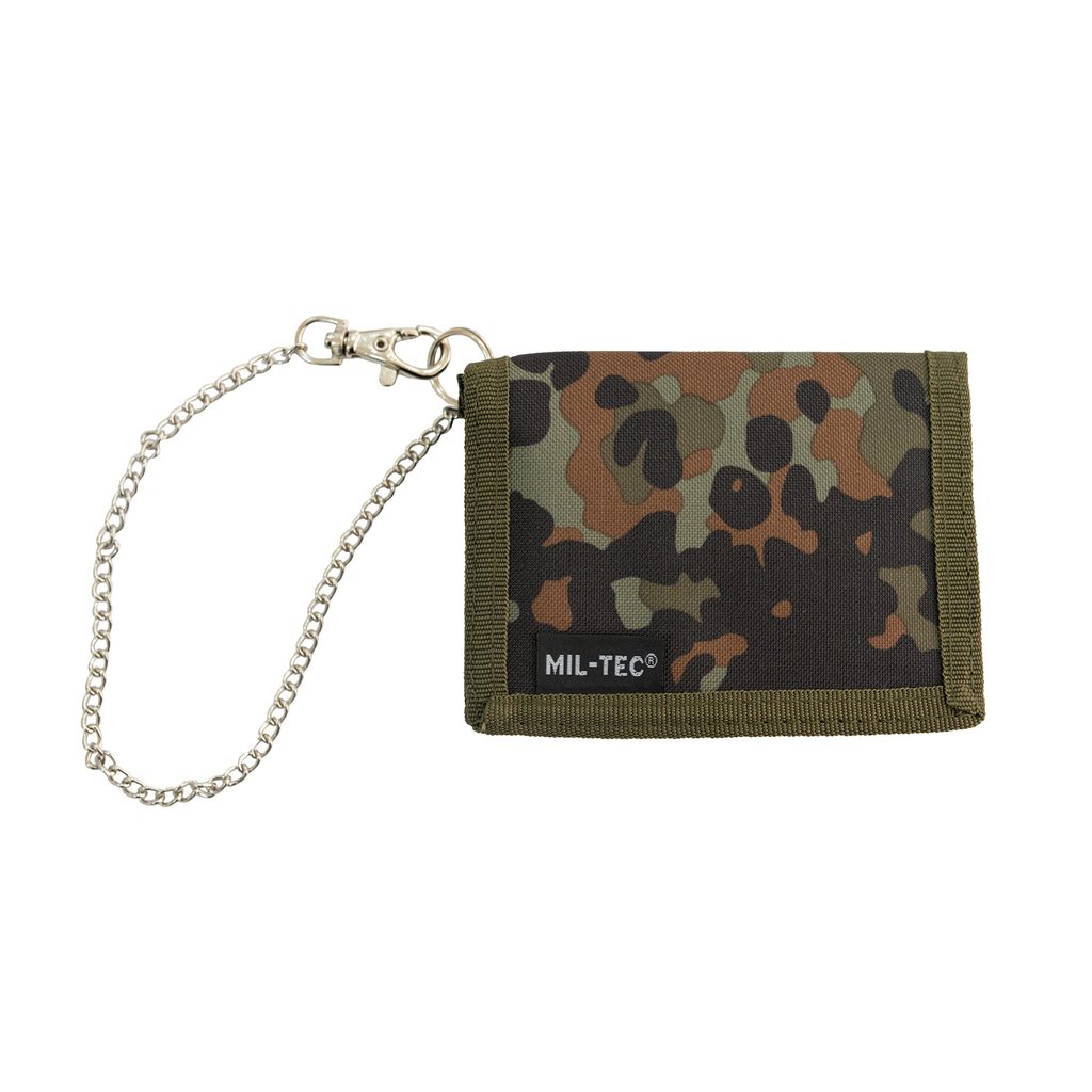 Levně MIL-TEC peněženka s bezpečnostním řetízkem FLECKTARN