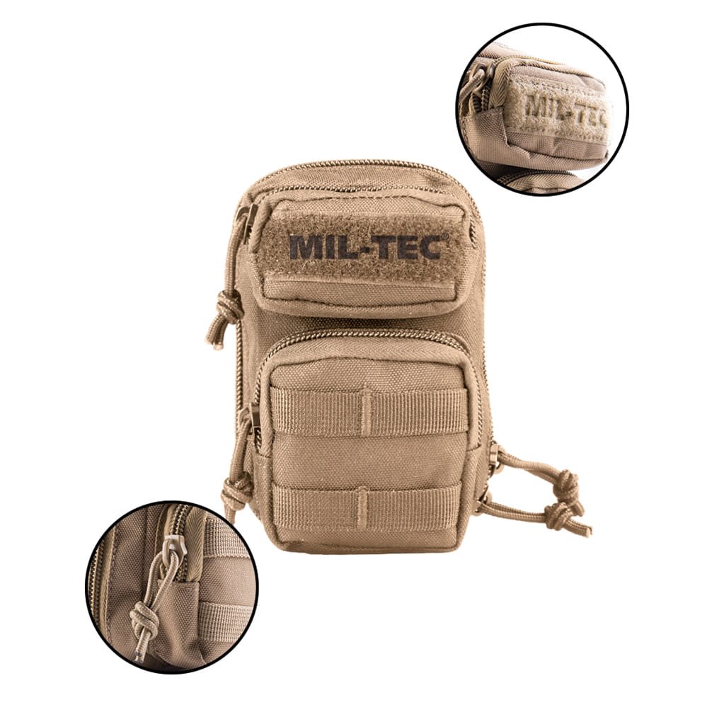 Levně MIL-TEC klíčenka ve stylu malého batohu ASSAULT COYOTE