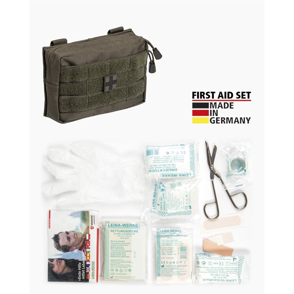 Levně MIL-TEC lékárnička SET PRO 25 "Leina" ZELENÁ