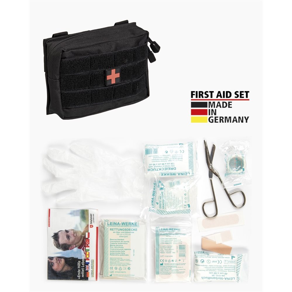 Levně MIL-TEC lékárnička SET PRO 25 "Leina" ČERNÁ