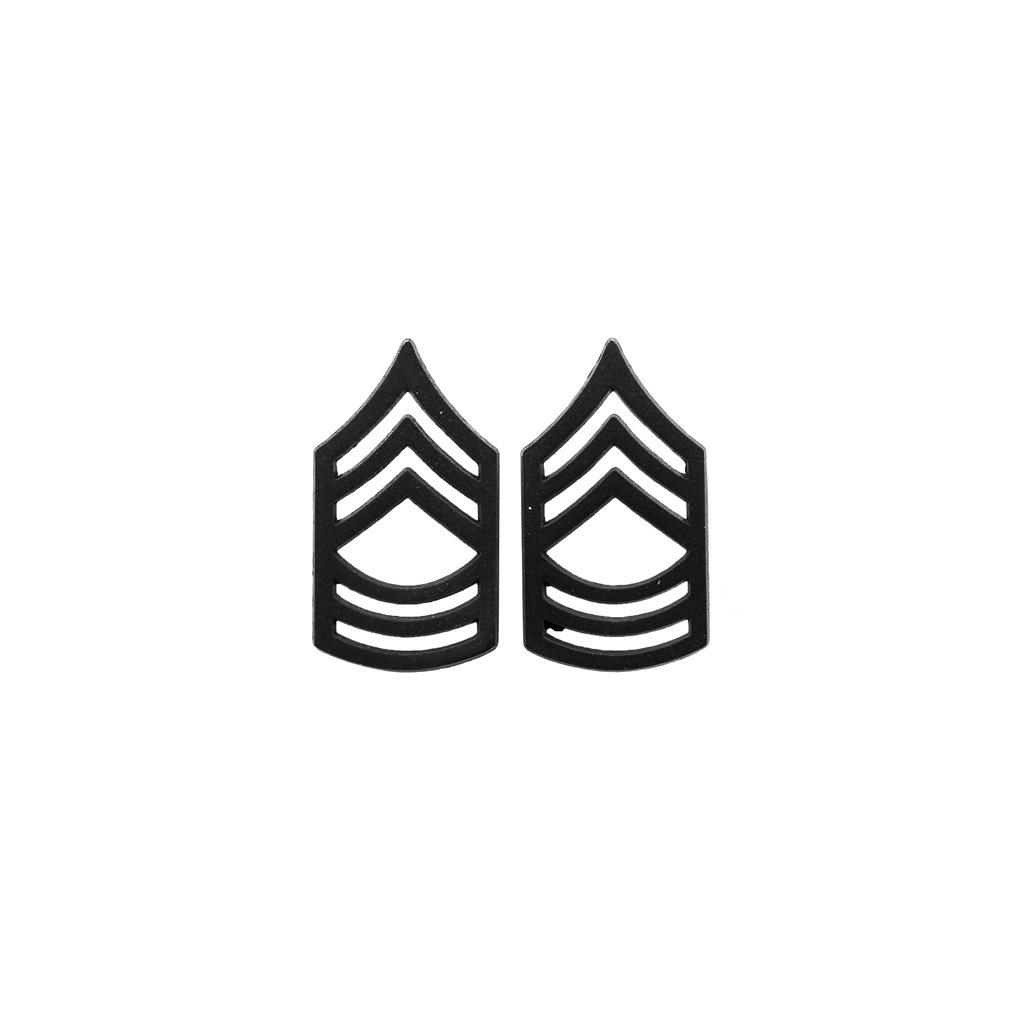 Levně Odznak hodnosti Army MASTER SERGEANT SUBDUED ČERNÝ