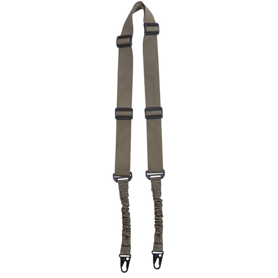 Levně MIL-TEC popruh taktický zbraňový 2-bodový BUNGEE ZELENÝ