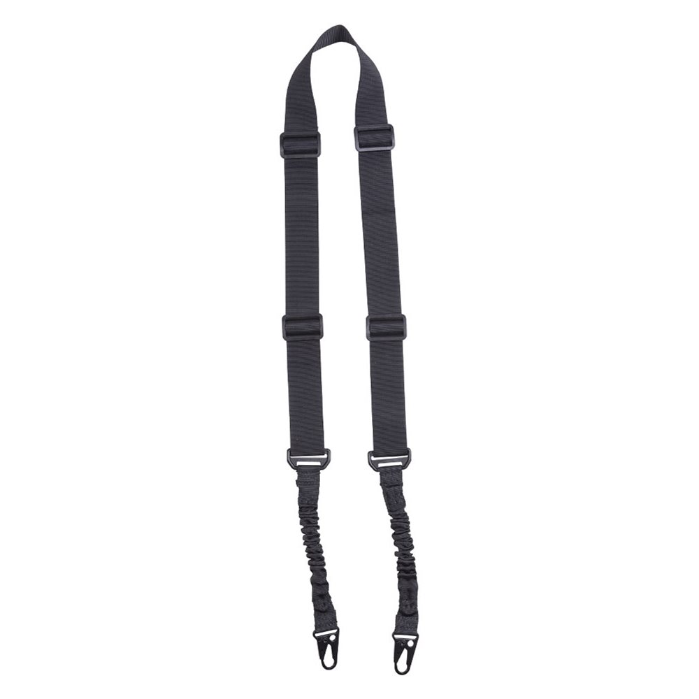 Levně MIL-TEC popruh taktický zbraňový 2-bodový BUNGEE ČERNÝ