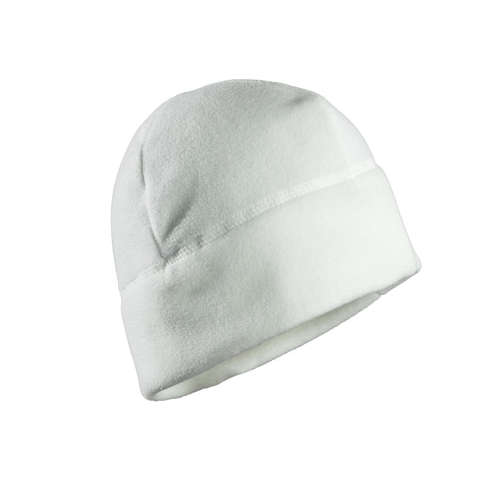 Levně AB čepice DELTA fleece BÍLÁ