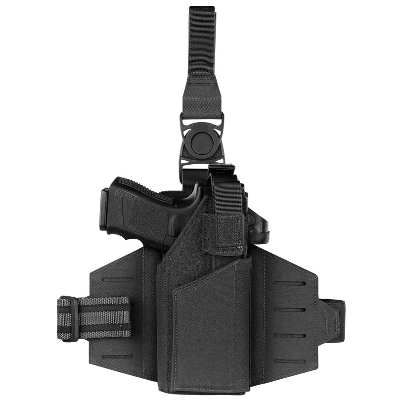 CONDOR OUTDOOR pouzdro pistolové stehenní LCS RDS ČERNÉ