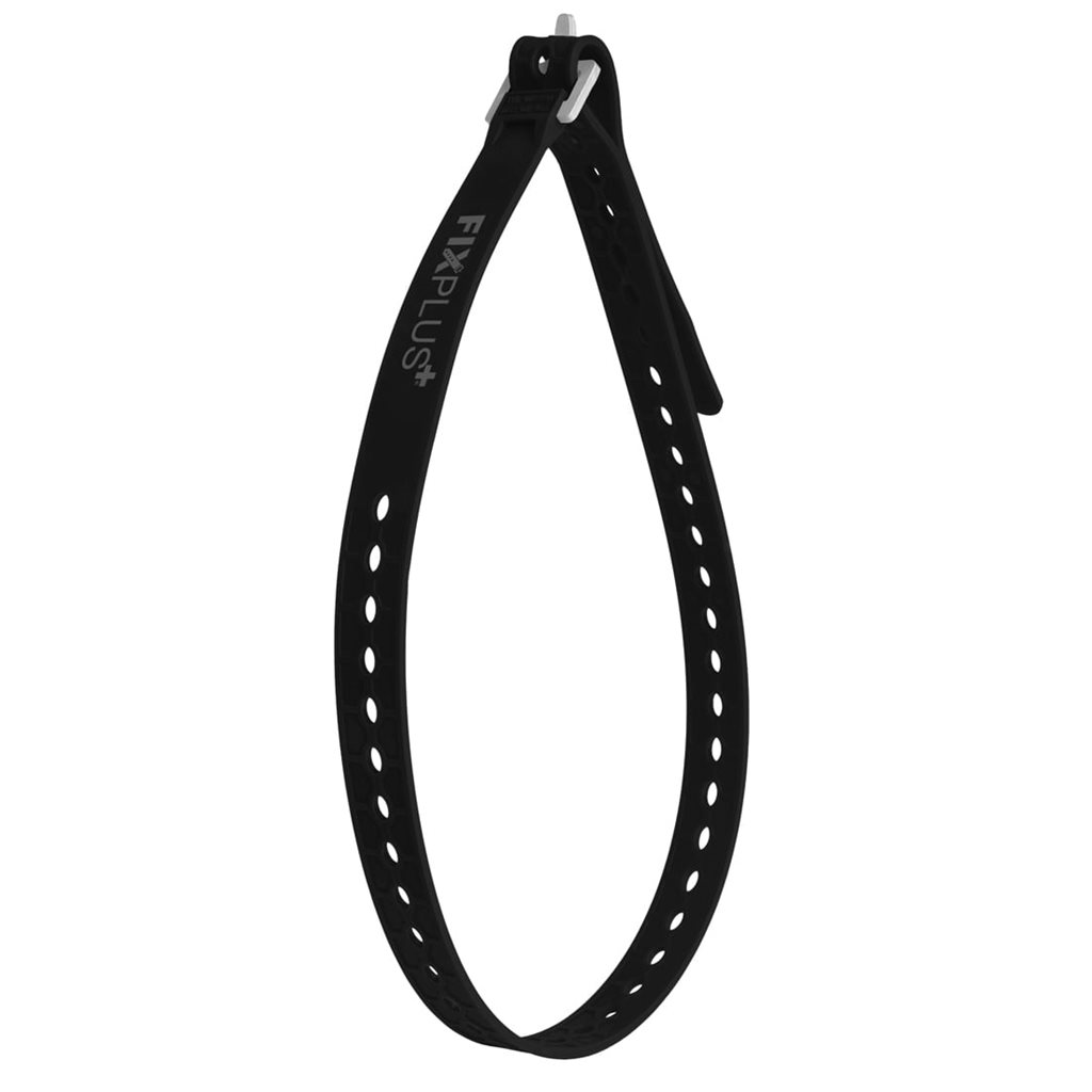 Levně Pásek stahovací gumový FIXPLUS 86 cm ČERNÝ