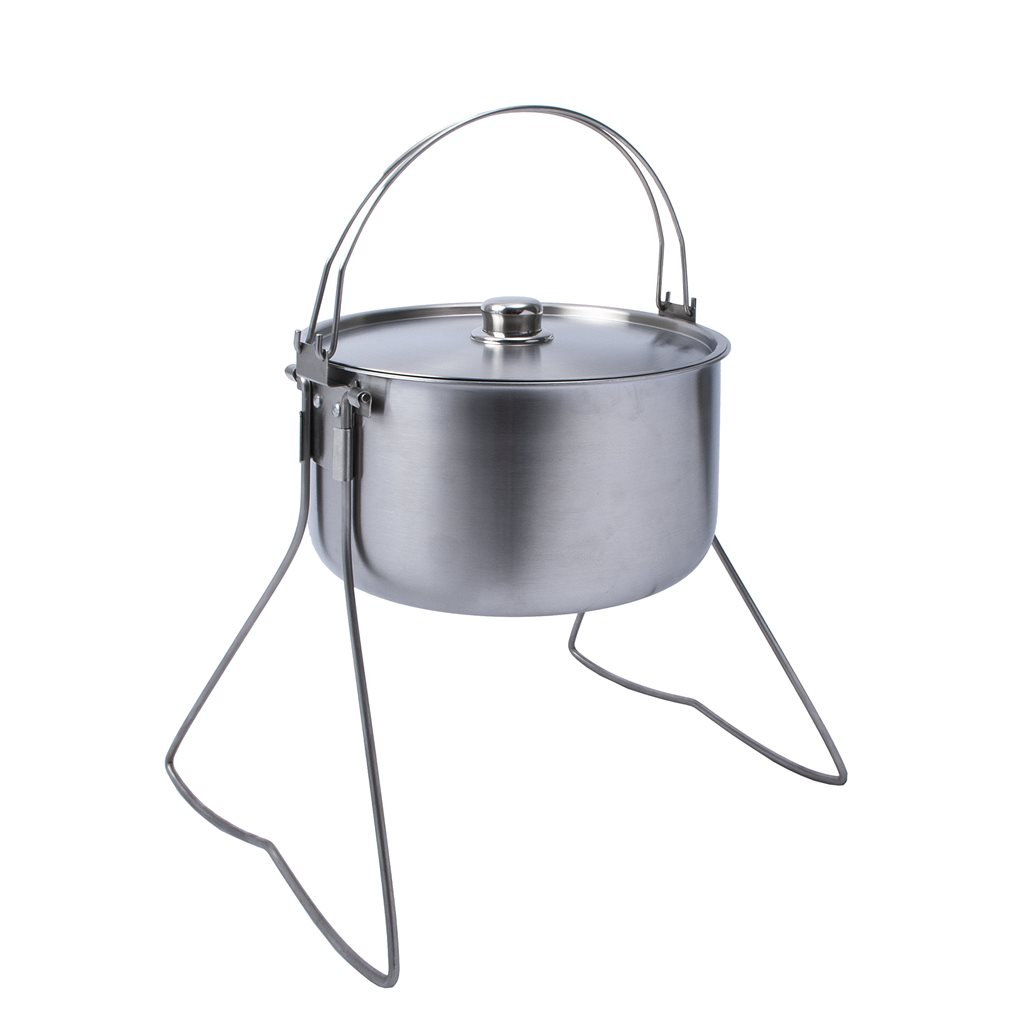 Levně Origin Outdoors kotlík nerezový HORDEN 10ltr. dvojité držadlo + nožičky