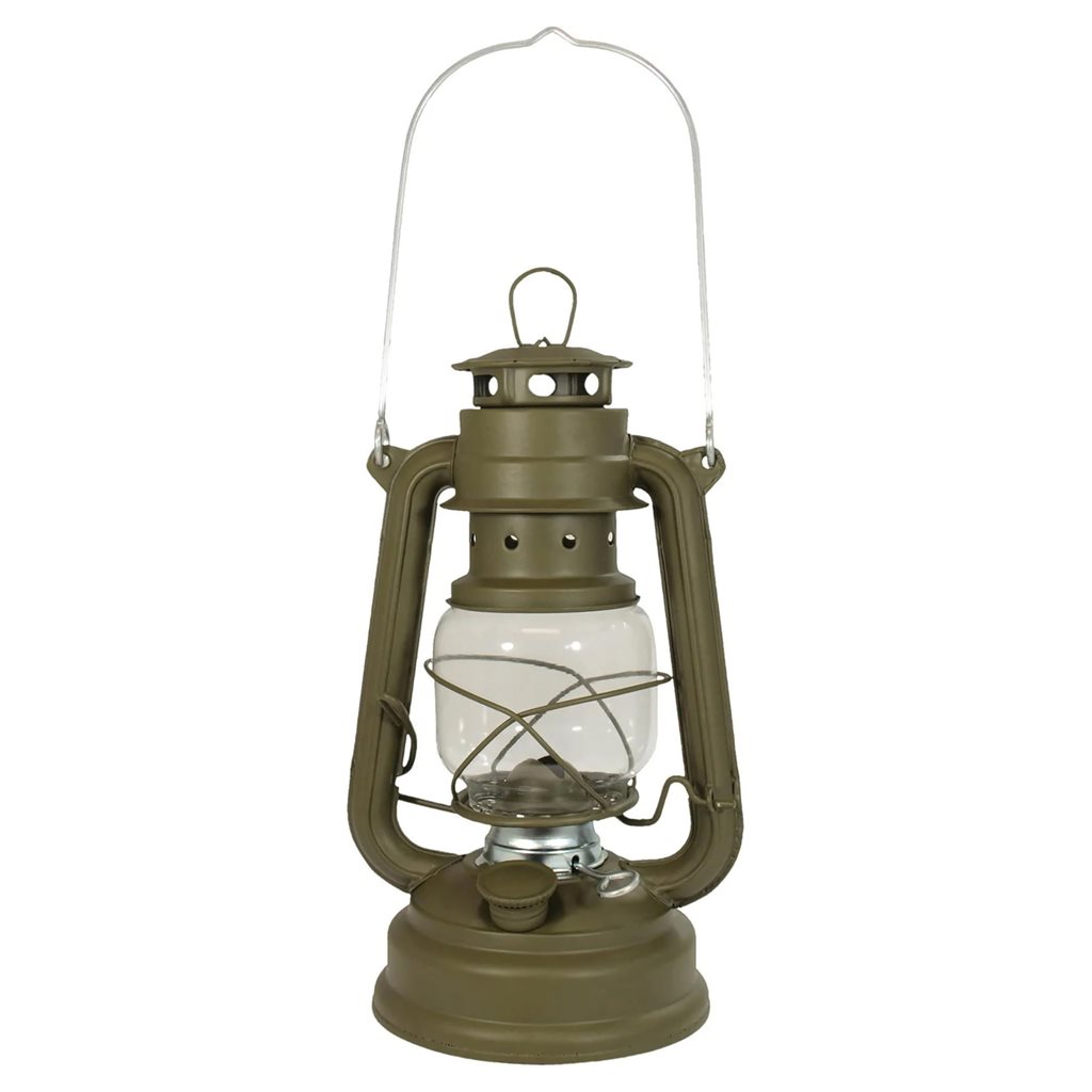 Levně Origin Outdoors lampa petrolejová 25cm Hurricane ZELENÁ MATOVÁ