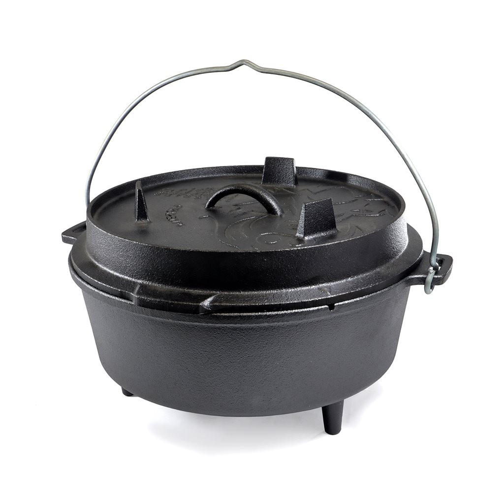 Levně Origin Outdoors kotlík litinový GRAPEN 9 litrů