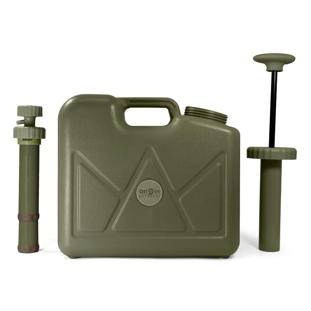 Levně Origin Outdoors kanystr filtrační na vodu Jerrycan 15l ZELENÝ