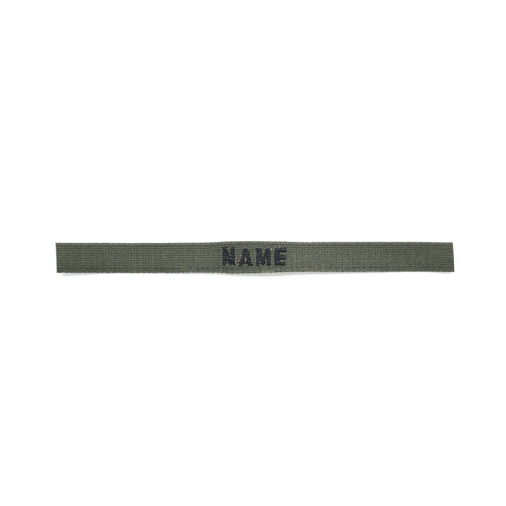 Levně MILITARY RANGE nášivka jmenovka "NAME" pro GORE-TEX bundu OLIV