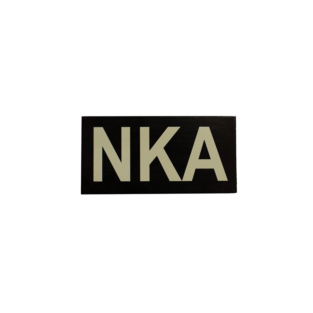 Levně MILITARY RANGE nášivka IFF IR VELCRO NKA ČERNÁ