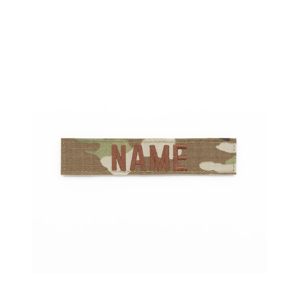Levně MILITARY RANGE nášivka jmenovka "NAME" 7,5 cm VELCRO OCP