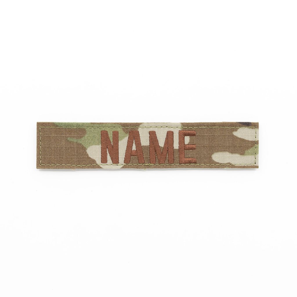 MILITARY RANGE nášivka jmenovka "NAME" 12,5 cm VELCRO OCP