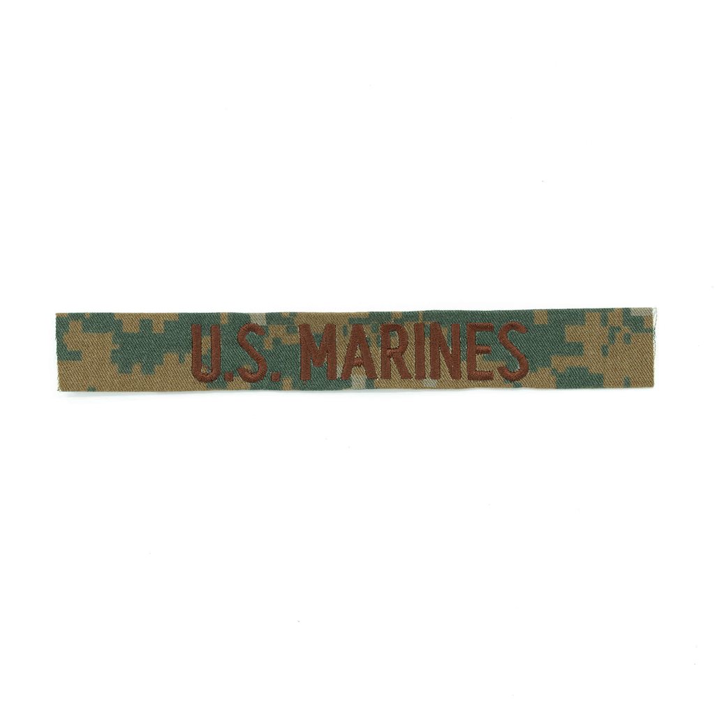 Levně MILITARY RANGE nášivka "U.S. MARINES" hnědá nit MARPAT WOODLAND