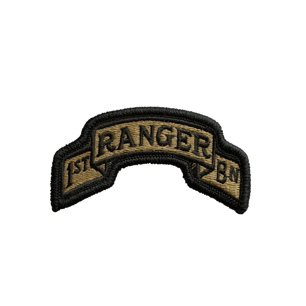 MILITARY RANGE nášivka oblouček 1st RANGER BN VELCRO OCP