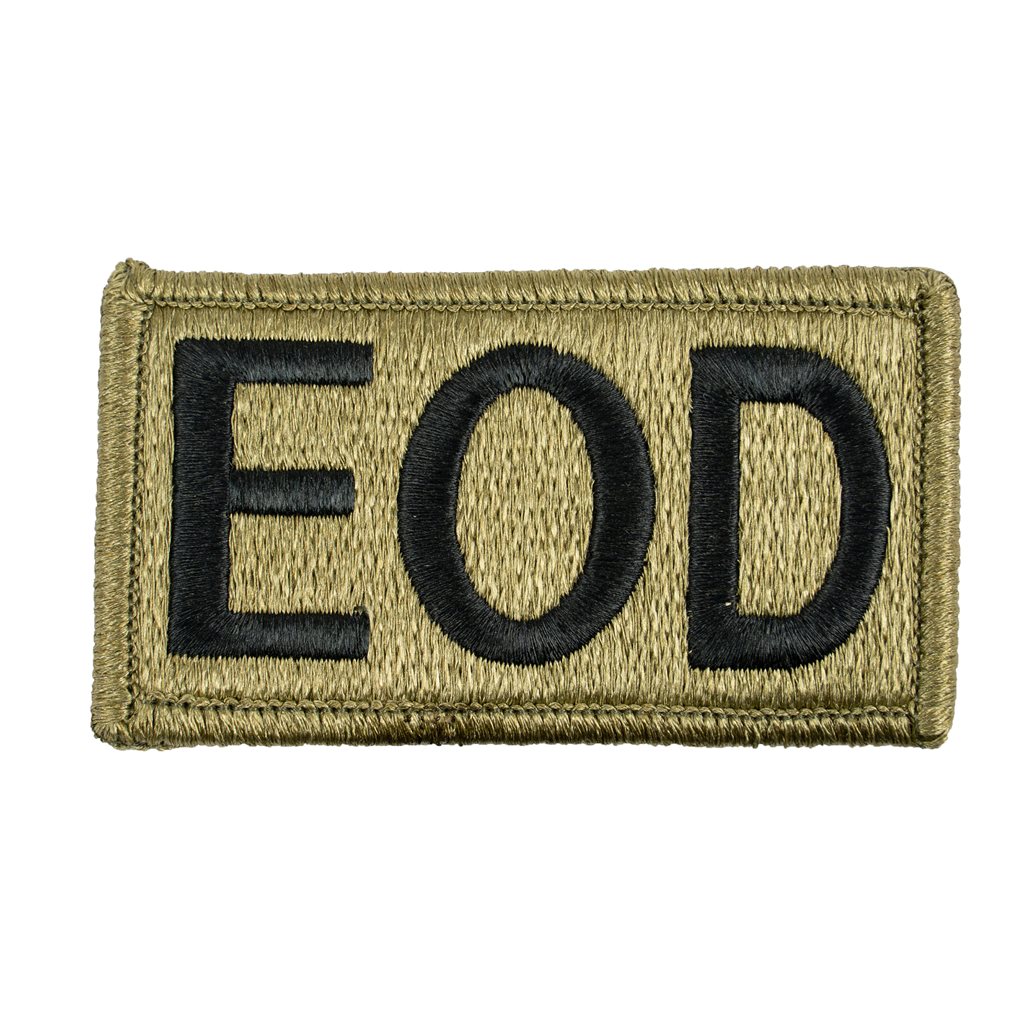 Levně MILITARY RANGE nášivka EOD velcro OCP