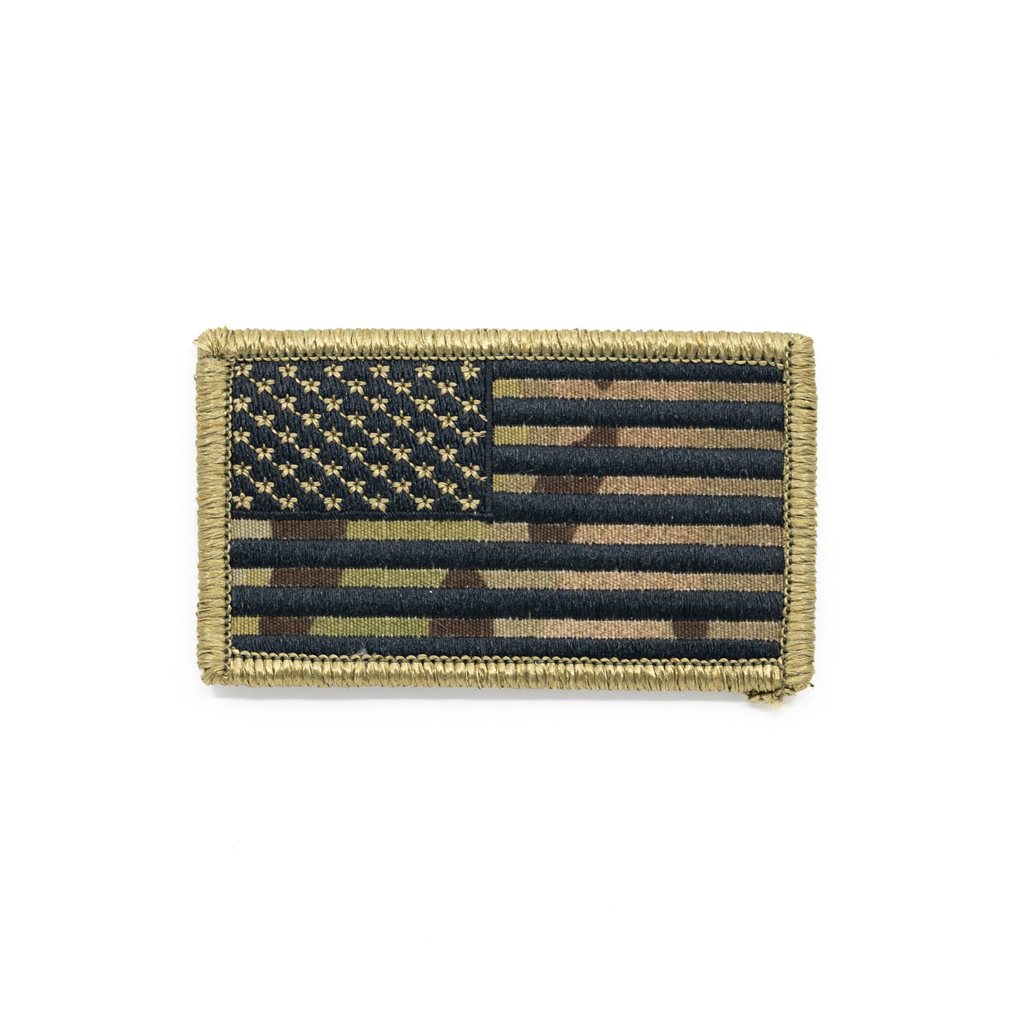 MILITARY RANGE nášivka vlajka USA velcro OCP