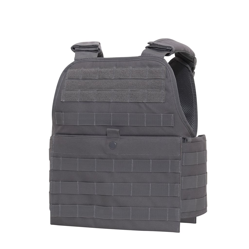 Levně ROTHCO vesta MOLLE nosič plátů ŠEDÁ nadměrná velikost