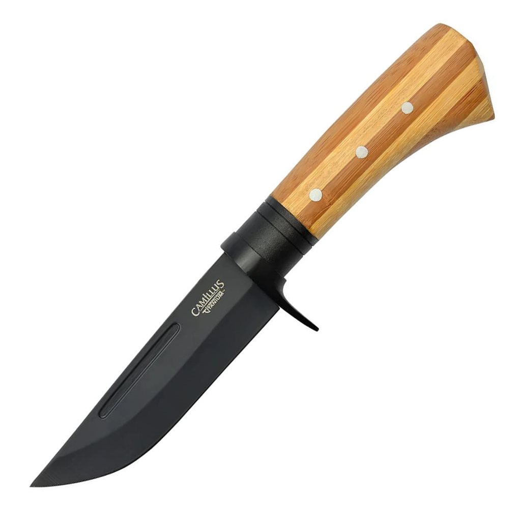 Levně CAMILLUS nůž HUNTER s bambusovou rukojetí a pouzdrem