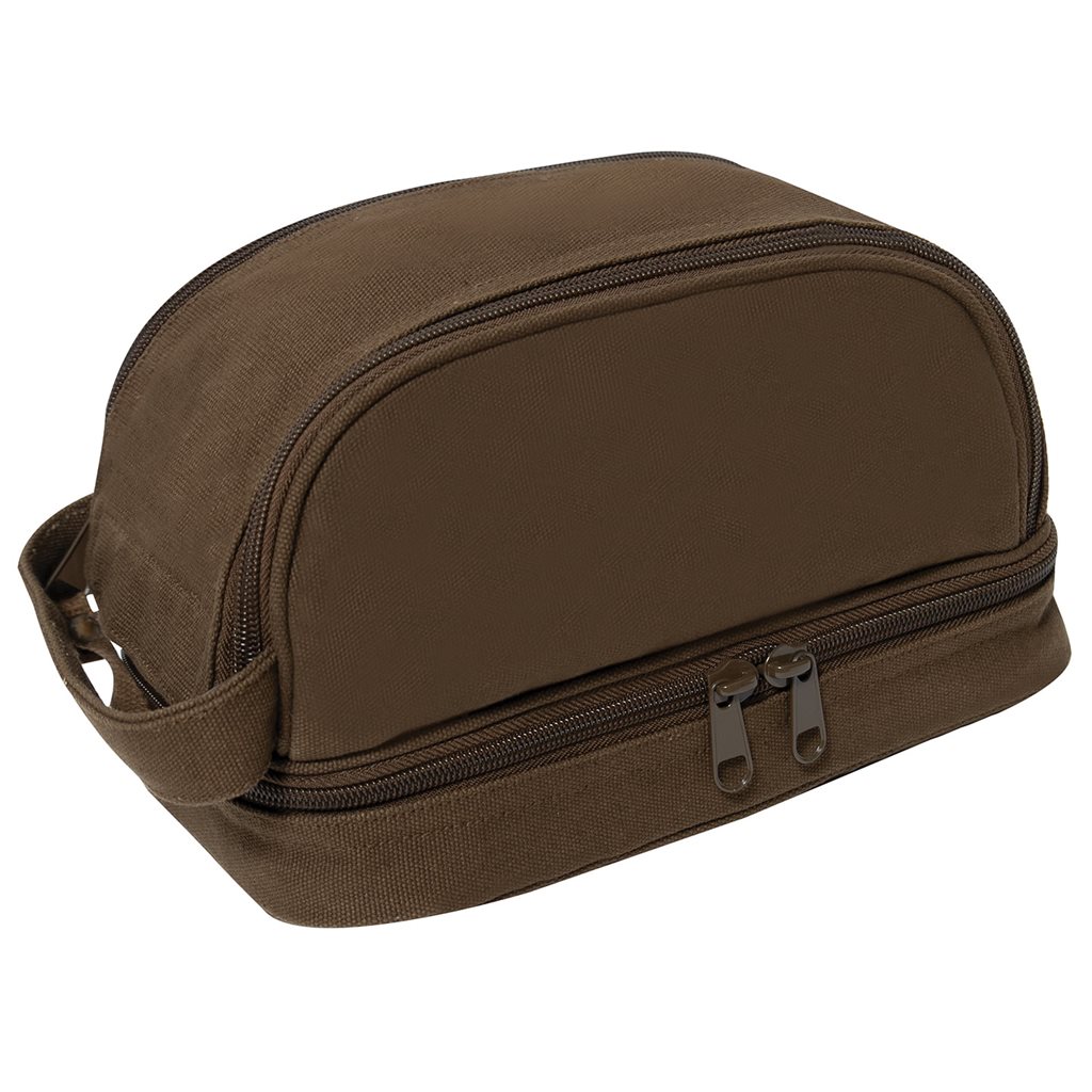 Levně ROTHCO taška DELUXE TRAVEL KIT na toaletní potřeby EARTH BROWN
