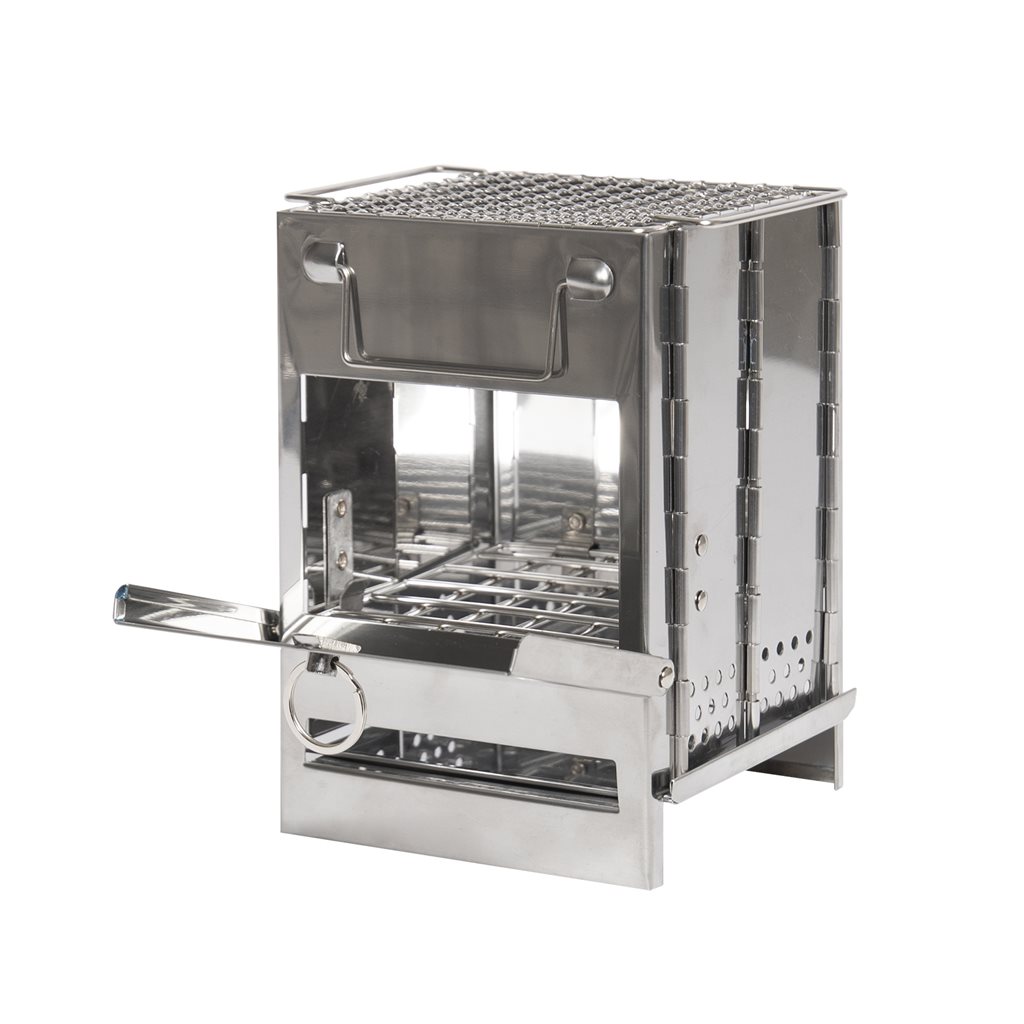 Levně ROTHCO gril cestovní COMPACT skládací NEREZ