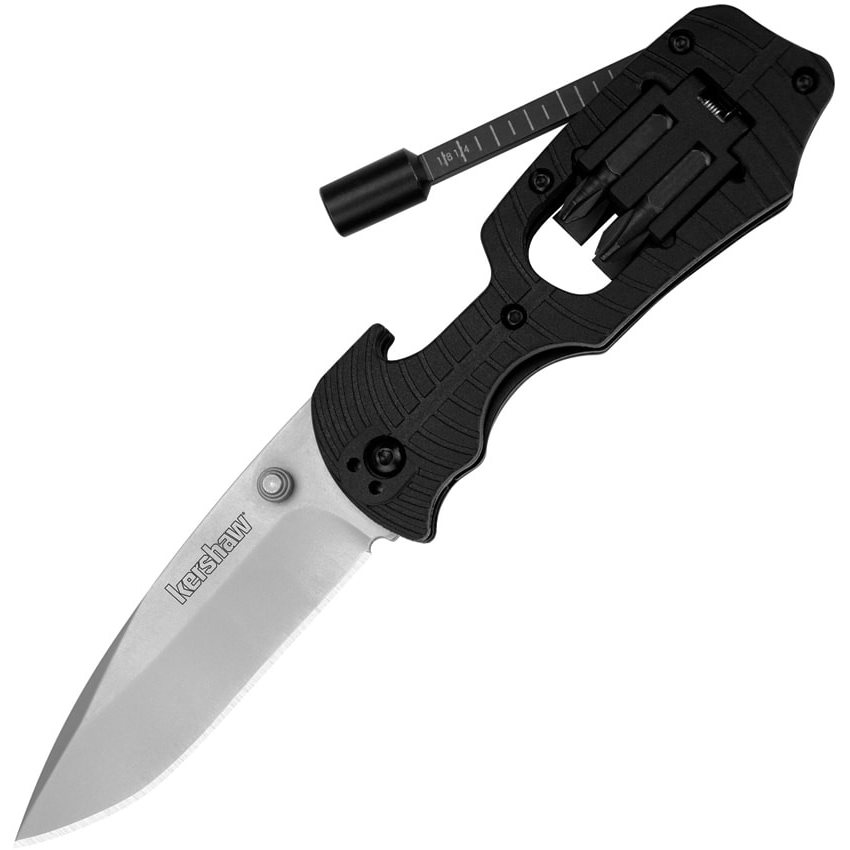 Levně KERSHAW nůž zavírací SELECT FIRE hladké ostří ČERNÝ