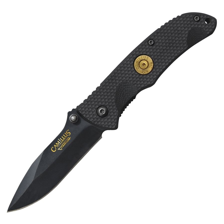 Levně CAMILLUS nůž zavírací CENTERFIRE .270 hladké ostří ČERNÝ