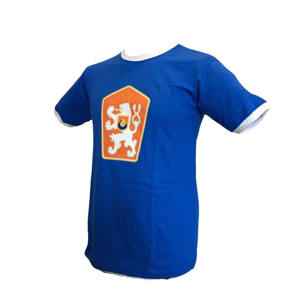 Levně Triko retro znak ČSSR světle modré