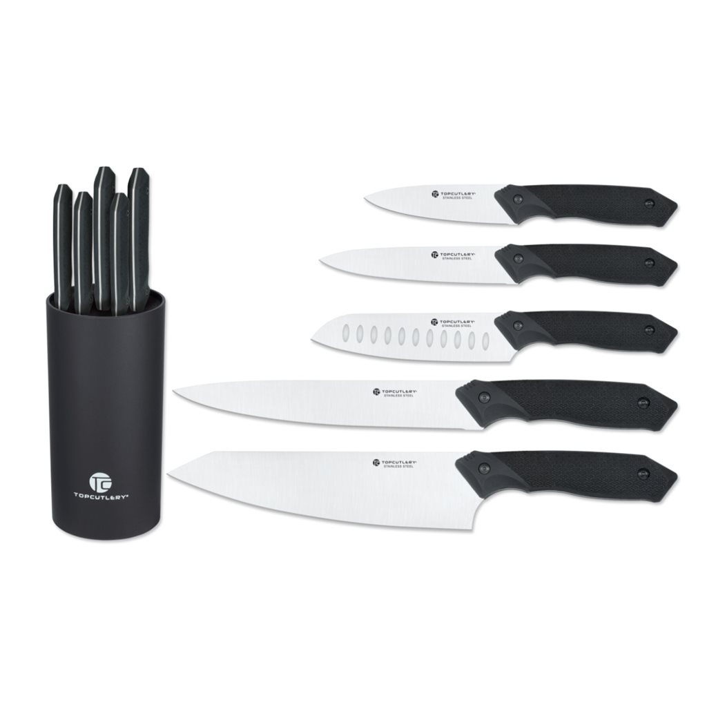 Nože kuchyňské TOP CUTLERY sada 5 kusů + stojan