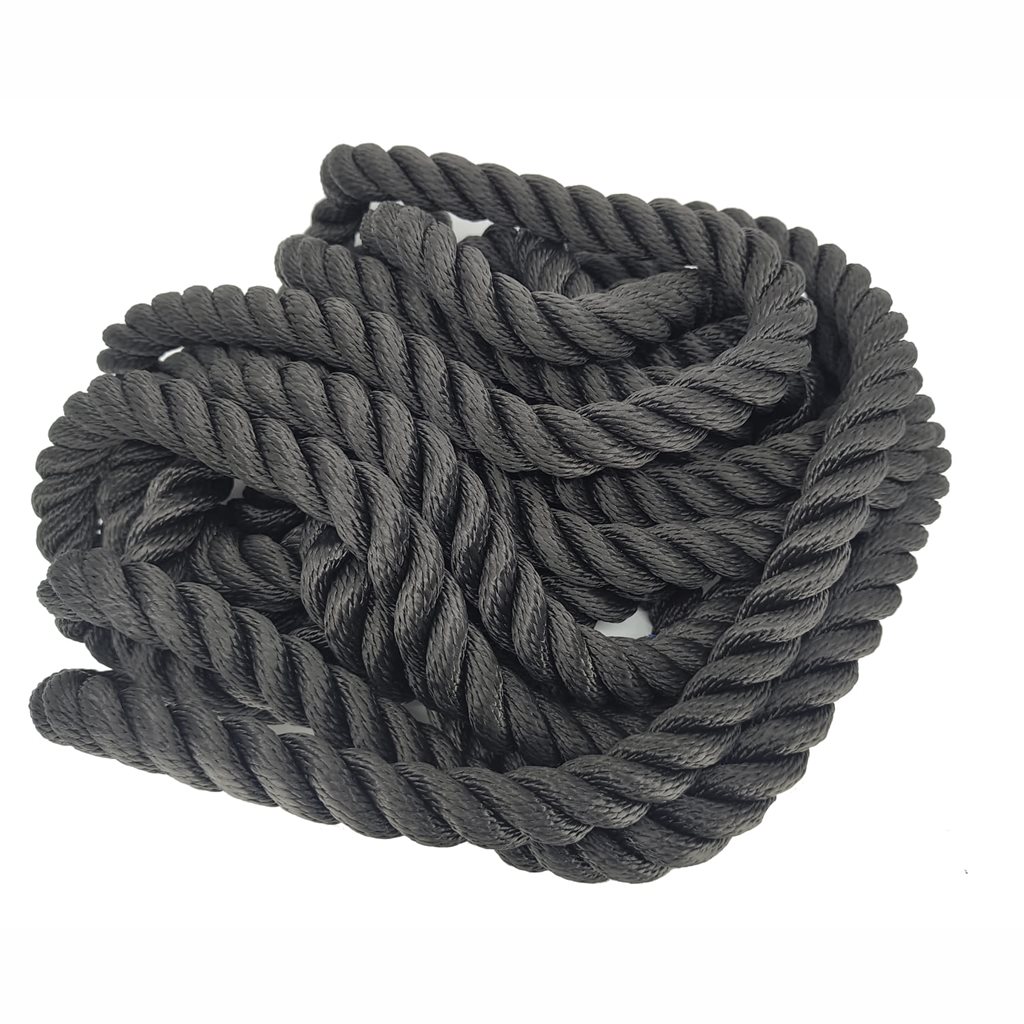 Levně MAMUTEC lano kroucené PP-Betelon ø 20 mm / 10 m ČERNÉ