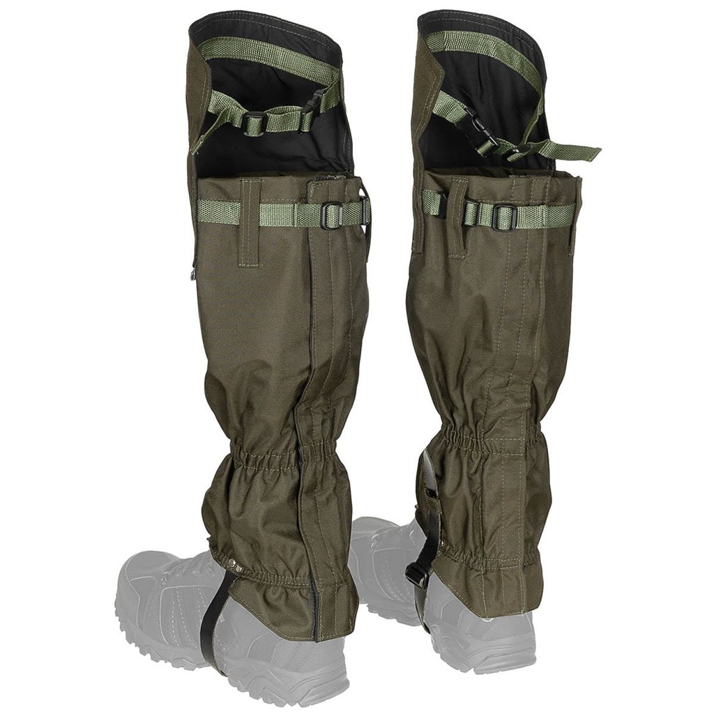 Spinky/návleky OVERKNEE vysoké na kolena se zipem ZELENÉ