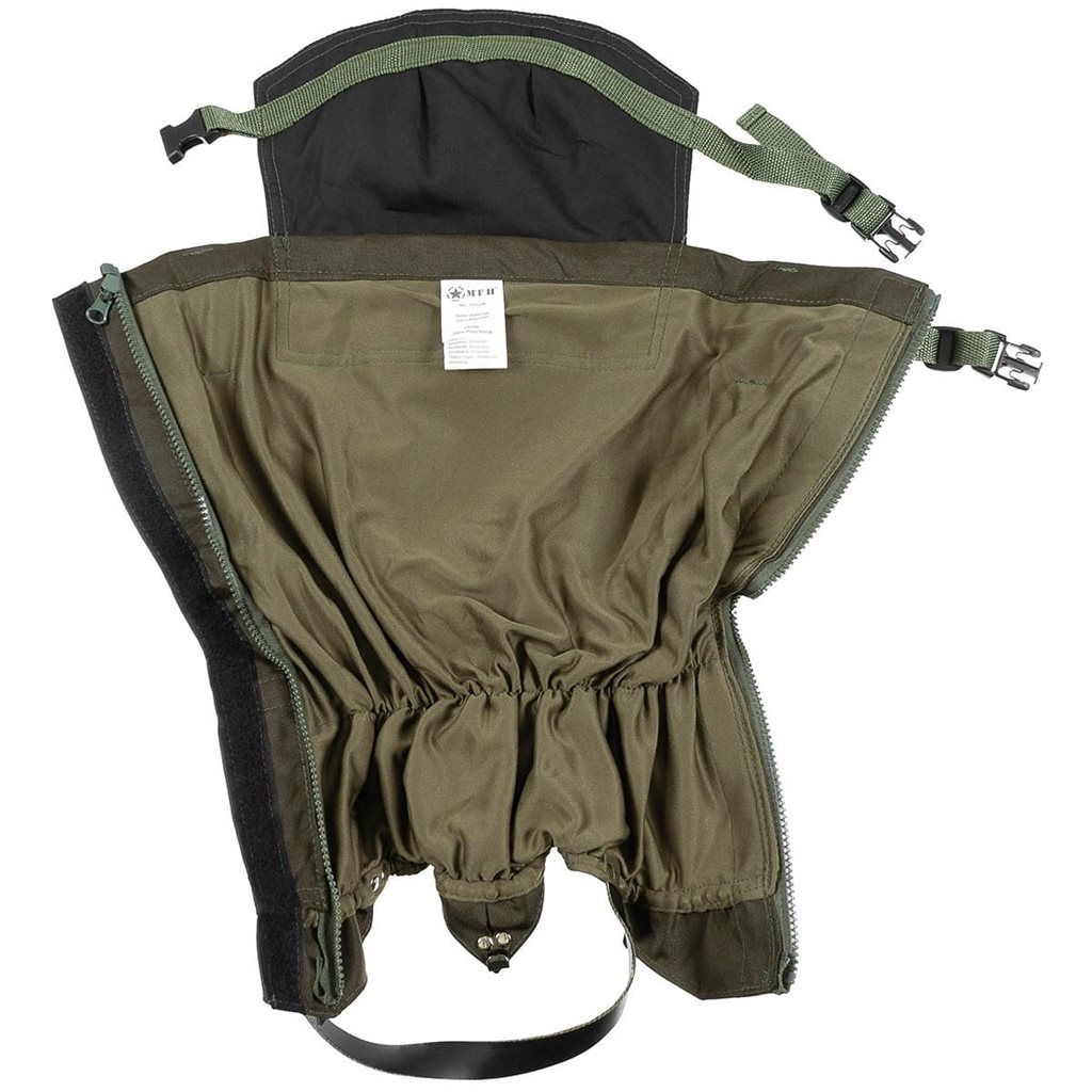 Spinky/návleky OVERKNEE vysoké na kolena se zipem ZELENÉ