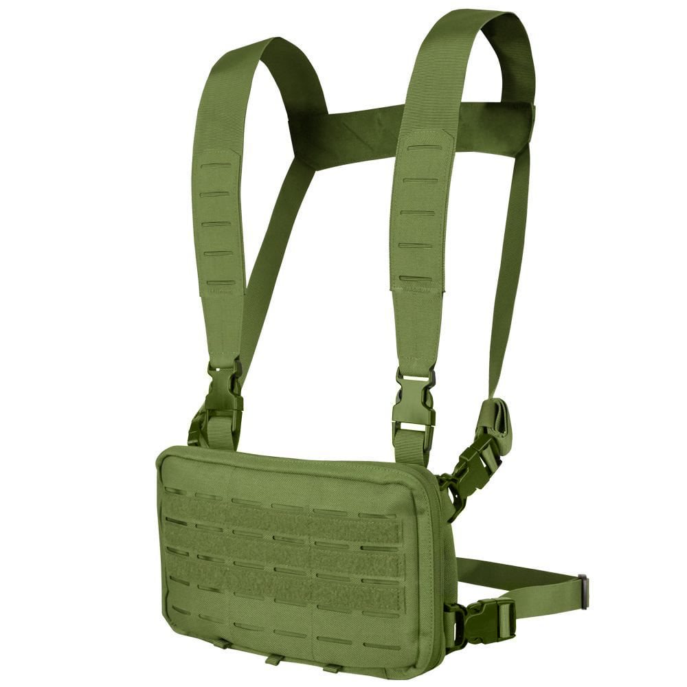 Levně CONDOR OUTDOOR vesta taktická STOWAWAY CHEST RIG ZELENÁ