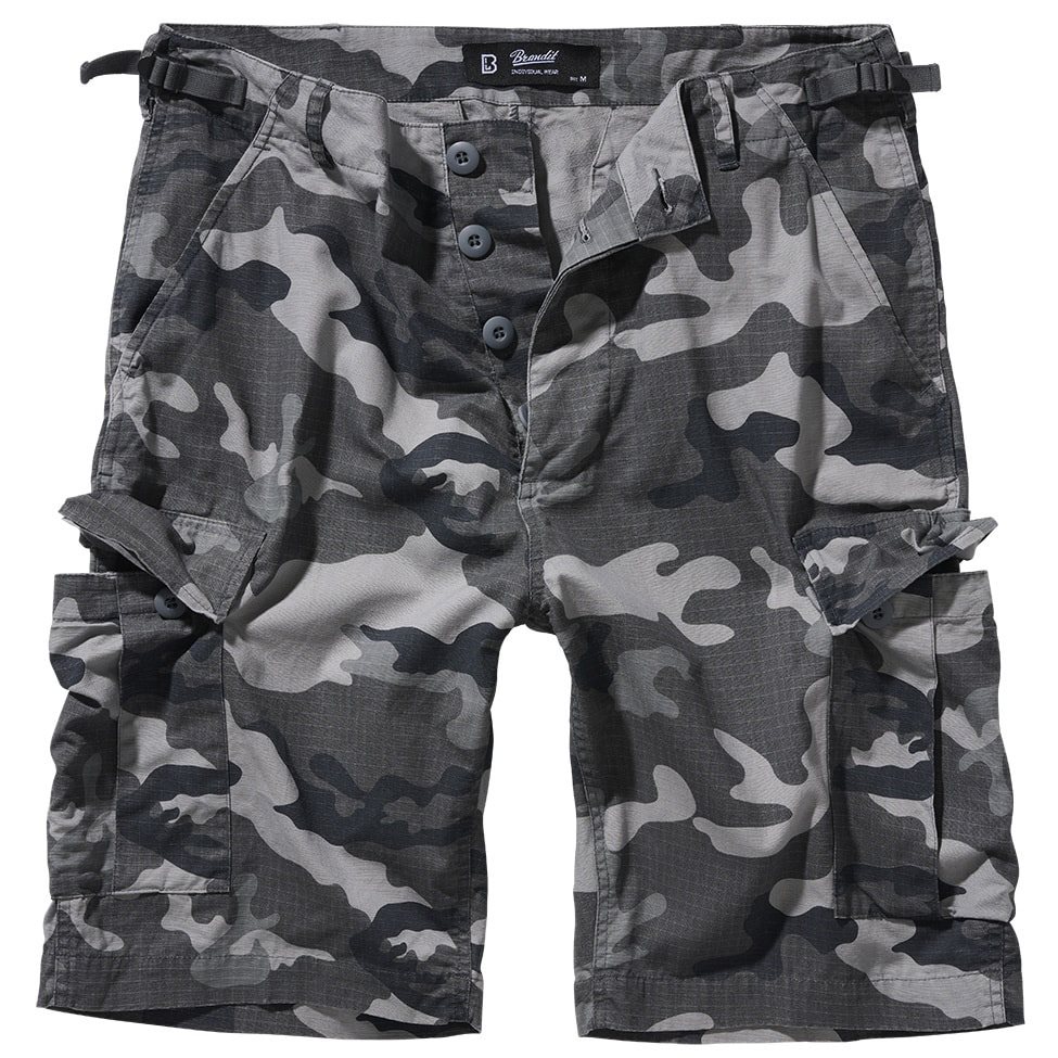 Levně Kraťasy US BDU rip-stop GREY CAMO