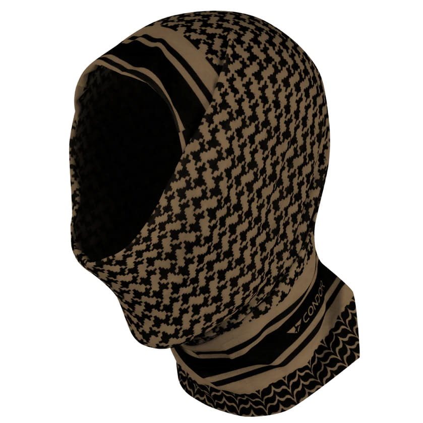Levně CONDOR OUTDOOR šátek MULTI-WRAP multifunkční SHEMAGH COYOTE BROWN