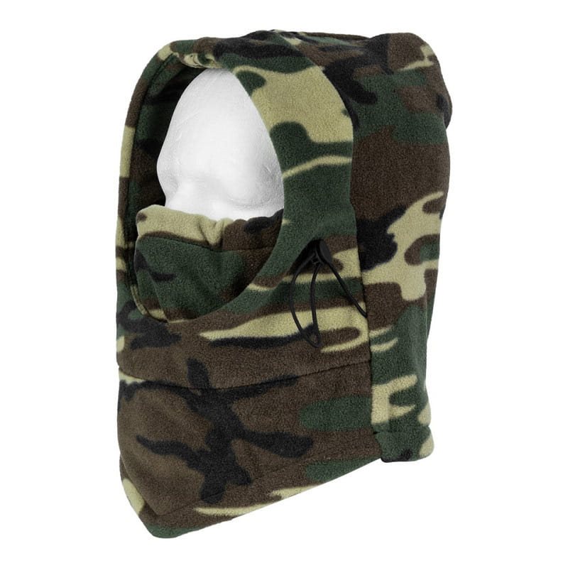 Levně FOSTEX kukla balaclava POLAR fleece WOODLAND