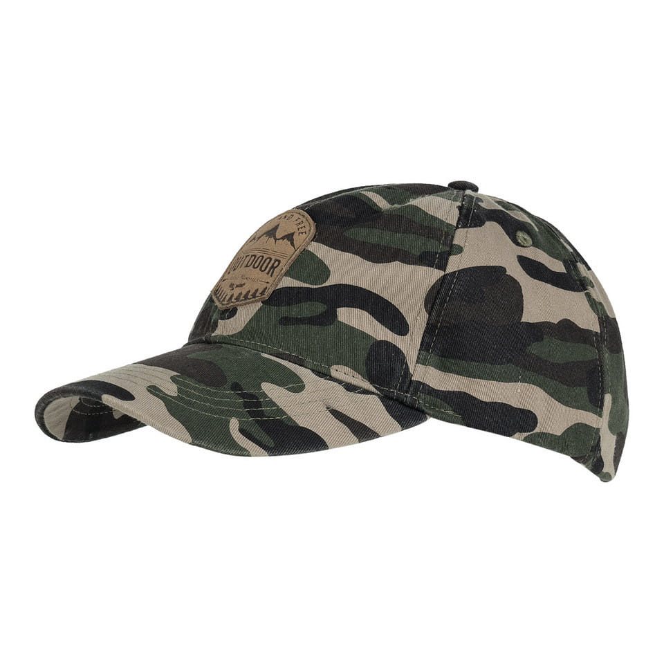 Levně FOSTEX čepice baseball OUTDOOR předepraná CAMO