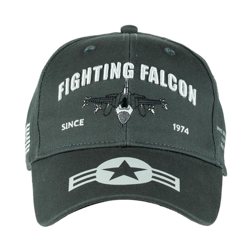 Čepice baseball F-16 FALCON ŠEDÁ