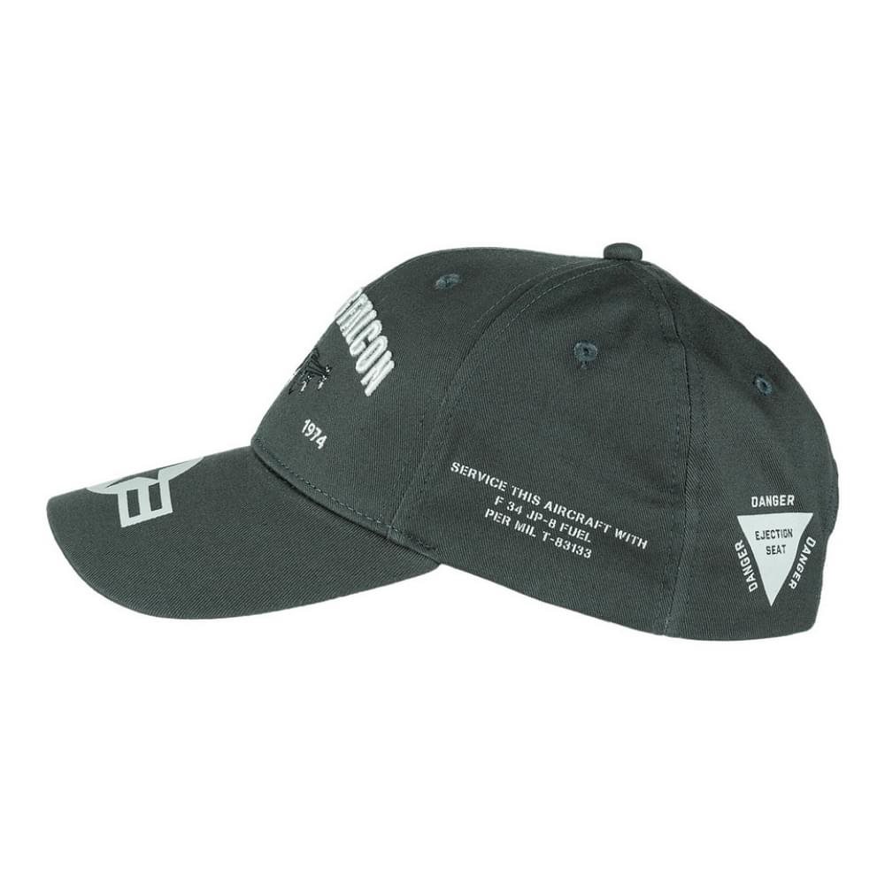 Čepice baseball F-16 FALCON ŠEDÁ