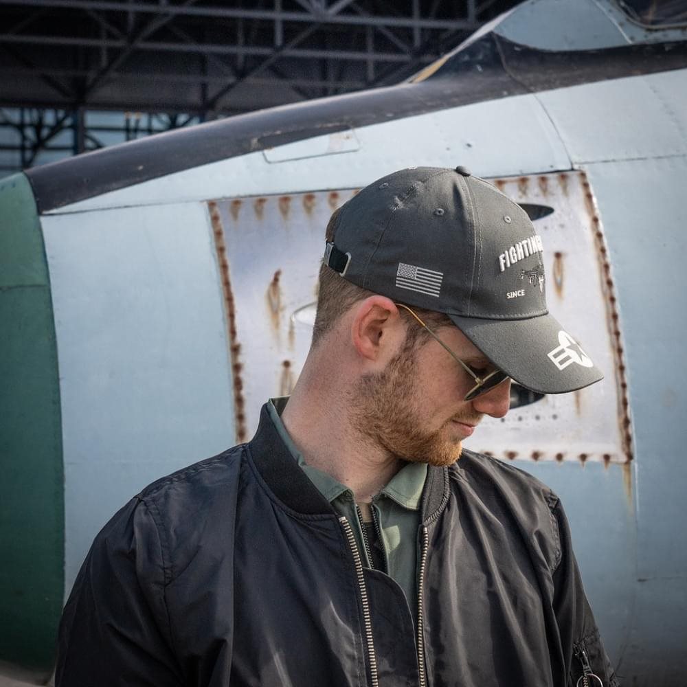 Čepice baseball F-16 FALCON ŠEDÁ