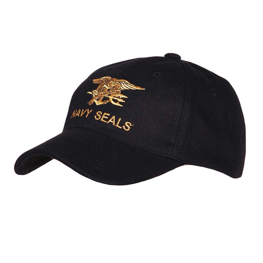 Levně FOSTEX čepice baseball NAVY SEALS ČERNÁ