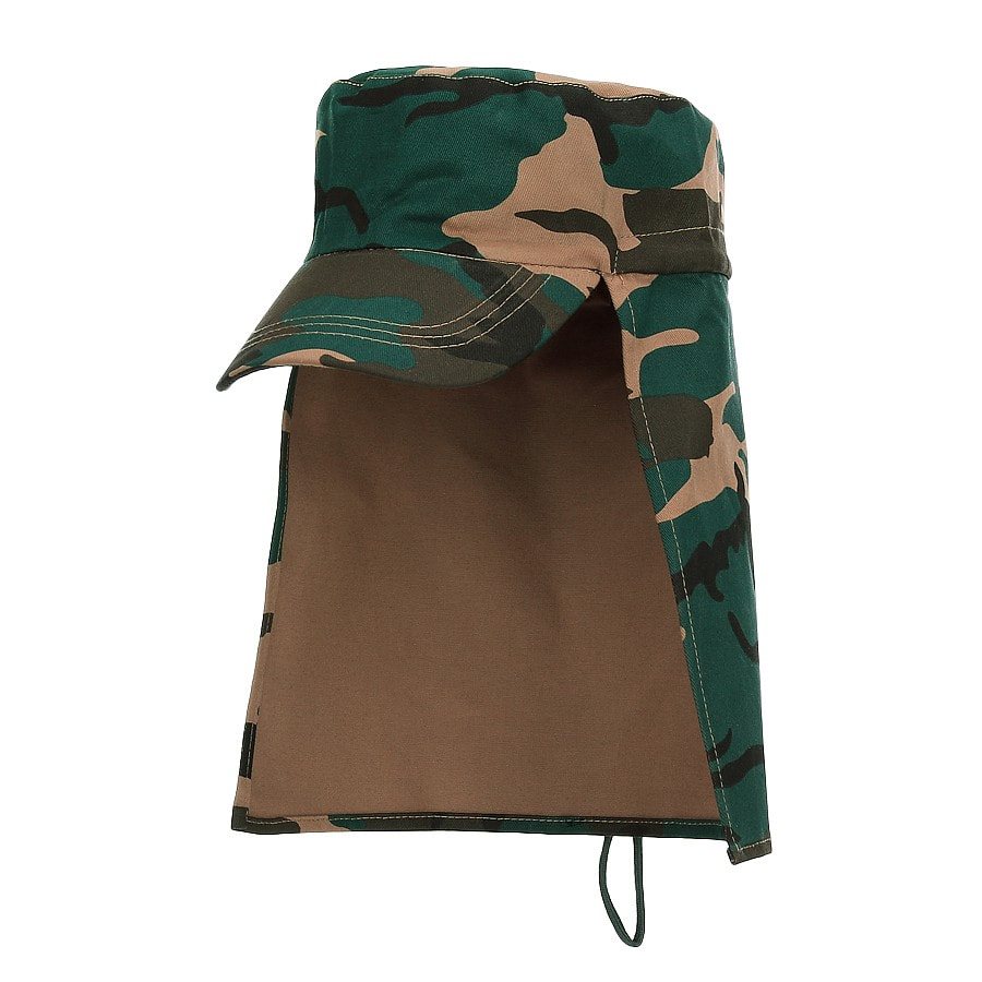 Levně FOSTEX čepice s kšiltem LEGION s ochranou krku WOODLAND