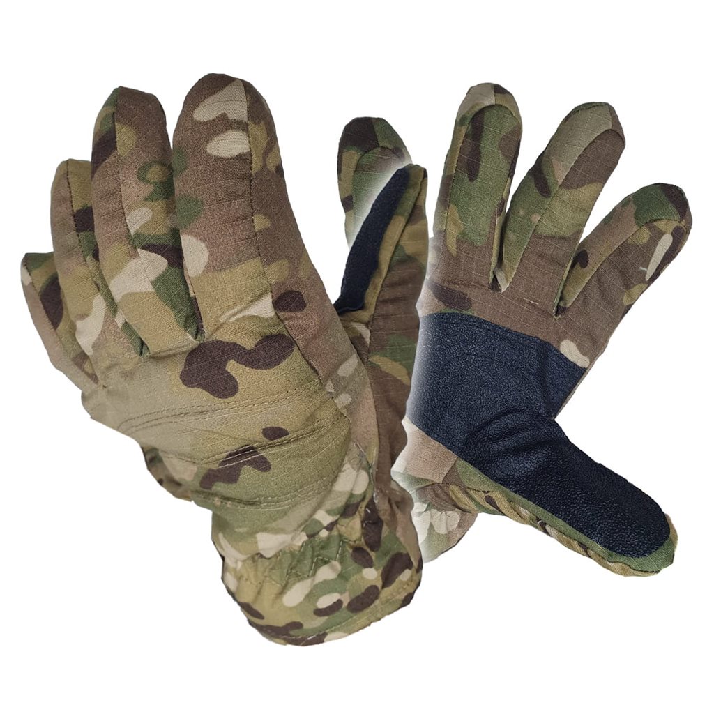 Levně Rukavice zimní zateplené TacOp camo